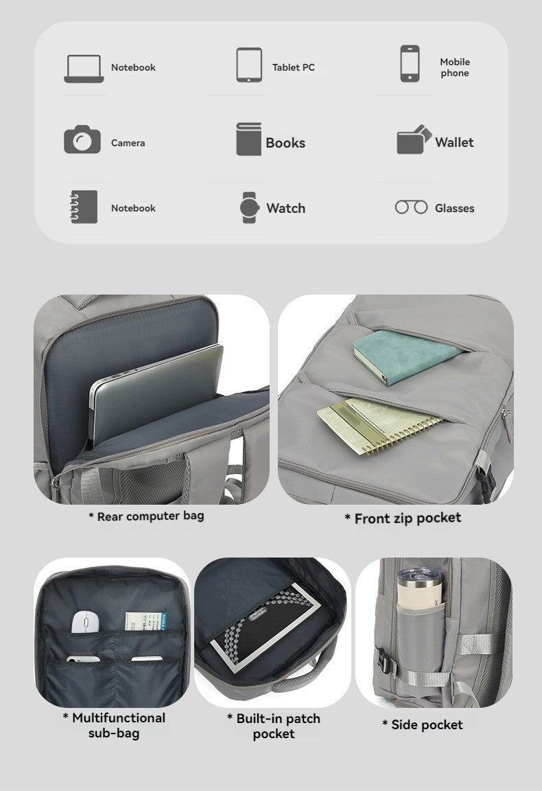 Lumin Backpack 42x18x29 Cabin Bag Travel Backpack for Men Women Hand Luggage Leisure Laptop Backpack mochila para viaje cabina