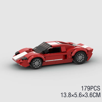 MOC Carro Esportivo de Corrida Veículo Cidade Speed Racer Modelo Técnico Blocos de Construção Tijolos Supercarro F1 Brinquedos Infantis Presentes para Meninos NSX