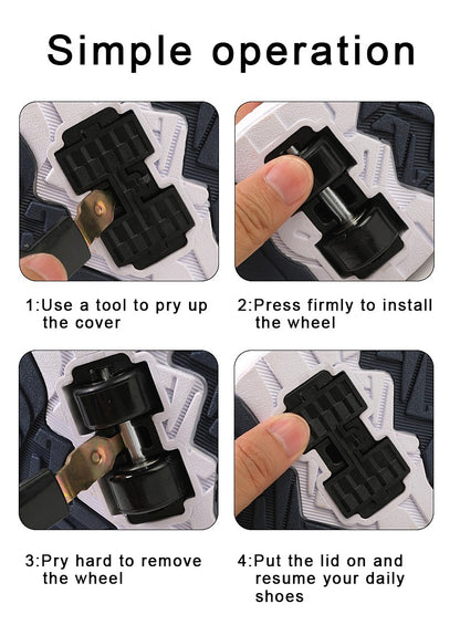 Kids Two Wheels Roller Skating Shoes With Light Magic Stick Walking Shoes Detachable Wheels Roller Skate Shoes For Teenagers