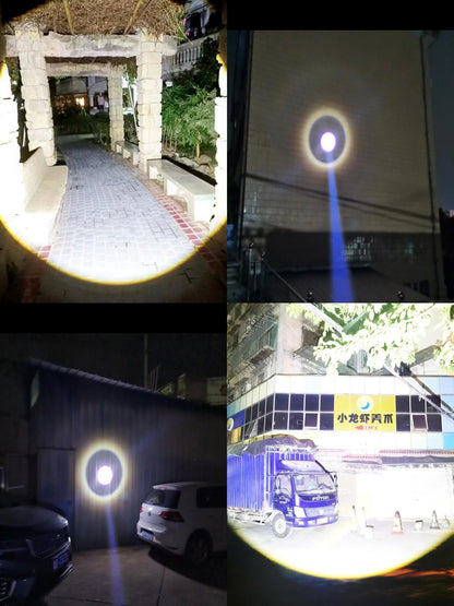 1000000LM Most Powerful LED Flashlight Rechargeable Type-c Flashlight Long Range 6000M Tactical Torch Light For Fishing Hunting