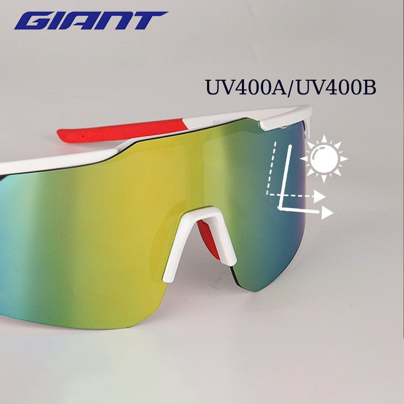 Óculos de ciclismo gigantes novos 2025 Proteção UV400, Antiembaçante, Óculos de sol esportivos para homens e mulheres com estojo