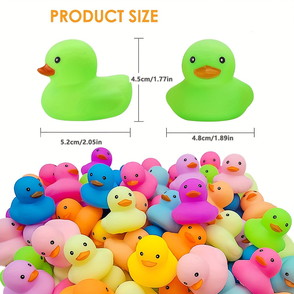 12/24 Colorful Rubber Ducks Bath and Shower Summer Beach Birthday Party Pool Party Decorations Gifts Stocking Stuffers