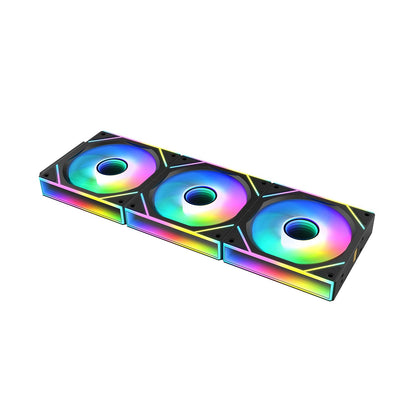 ICE Whale WX-2 Wire-Splicing PC Case Cooling Fan ARGB Mirror Cycle Light Effect 600-1800RPM PWM Water Cooling 360mm Cooler Fan