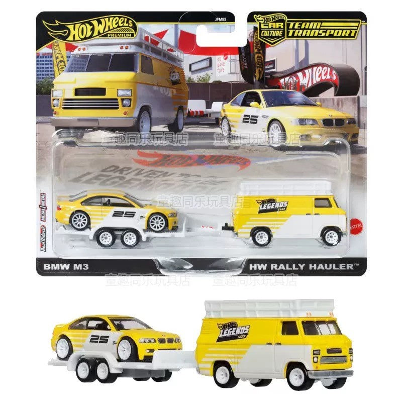 2025 New Genuine Mattel Hot Wheels 1:64 Team Transport 2024 FLF56 D Mix 4 1/64 Collection Diecast Vehicle Models Toys Kids Gifts