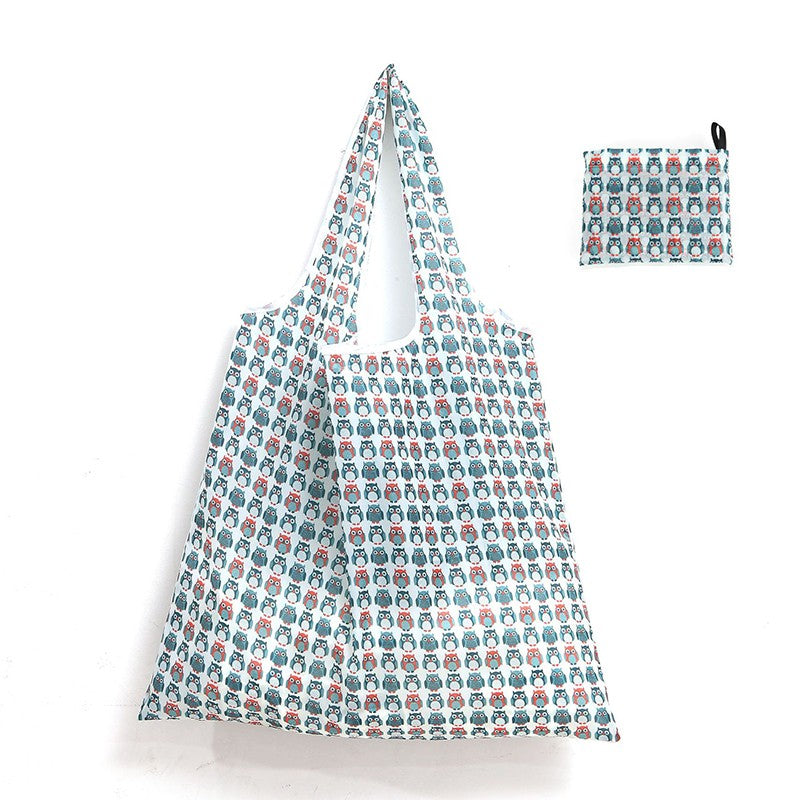 Reusable Shopping Large Bag Foldable Eco Tote With Pouch For Grocery Gym Office Supplies Beach Gear School Toys Storage Bags