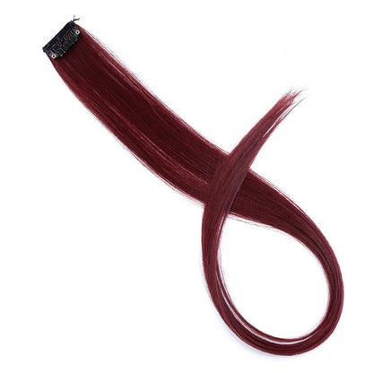 22 Polegadas Sintético Longo Liso Clip In Extensões de Cabelo Perucas de Alta Temperatura Cores do Arco-Íris Acessórios de Cabelo para bom 2026