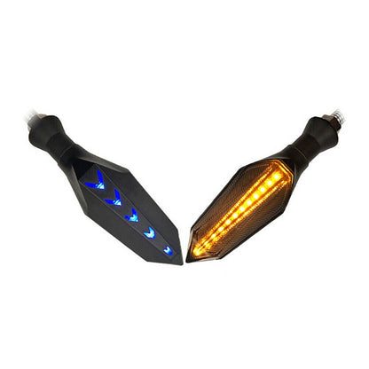 1 peça 8mm Luz de Seta LED para Moto Sequencial Dinâmica Luz Indicadora Amarela Luz de Posição Lanterna Traseira de Moto