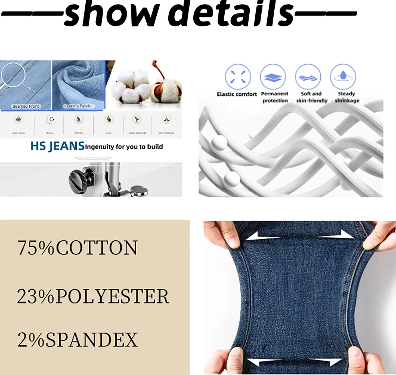 Stylish Cowgirl Boo-Cut Denim Jean Exquisite Embroidery Stretch & Comfortable Ladies Country Outfit Western Women Trousers T02