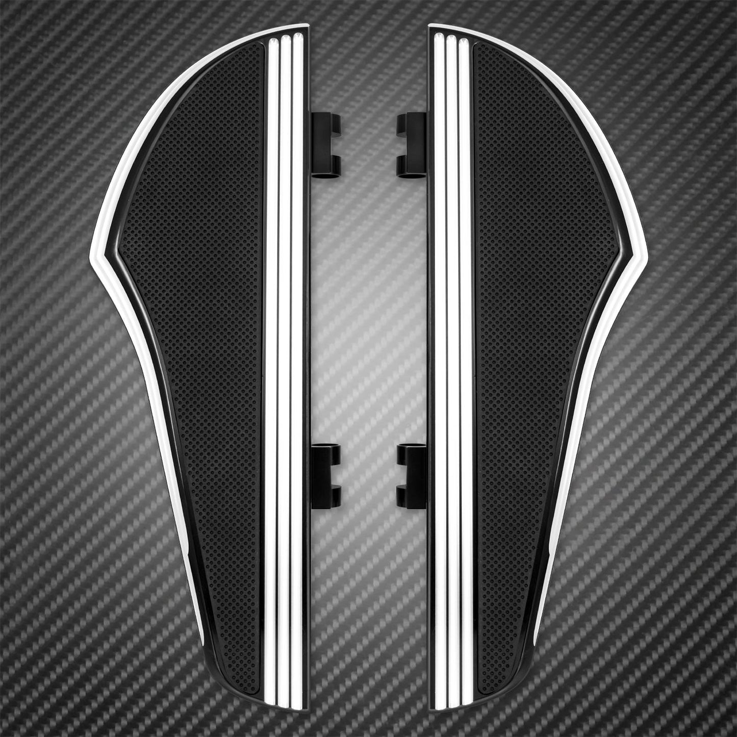 Pedaleiras Antiderrapantes Dianteiras para Motocicleta Harley Softail Fatboy Deluxe Touring Electra Glide FLHR