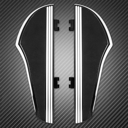 Pedaleiras Antiderrapantes Dianteiras para Motocicleta Harley Softail Fatboy Deluxe Touring Electra Glide FLHR