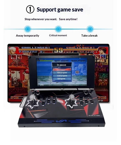 2026 New 21-inch Large Screen Home Game Console for Two-Player Fighting Built-in Games No Lag Street Fighter Arcade Game Console