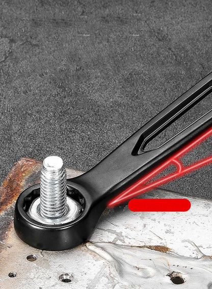 Chaves Catraca de Boca e Estrela Dupla Utilização 6mm-24mm Jogo de Chaves Combinadas Cortador de Porcas Ferramenta Manual Combinada para Reparo de Motor