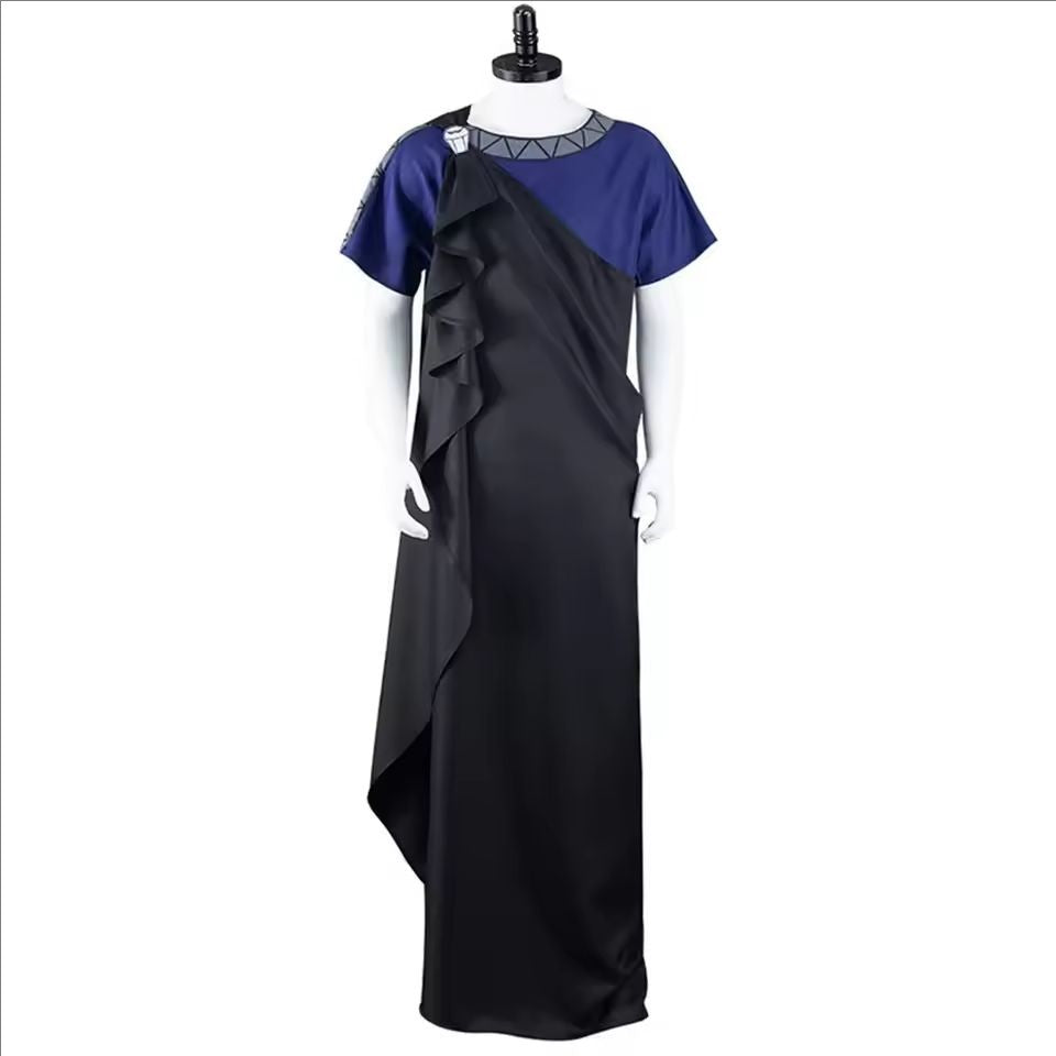 Hercules Megara Hades Cosplay Costume Cartoon Movie Outfits Men Women Dress Robe Halloween Carnival Party Role Play Suits