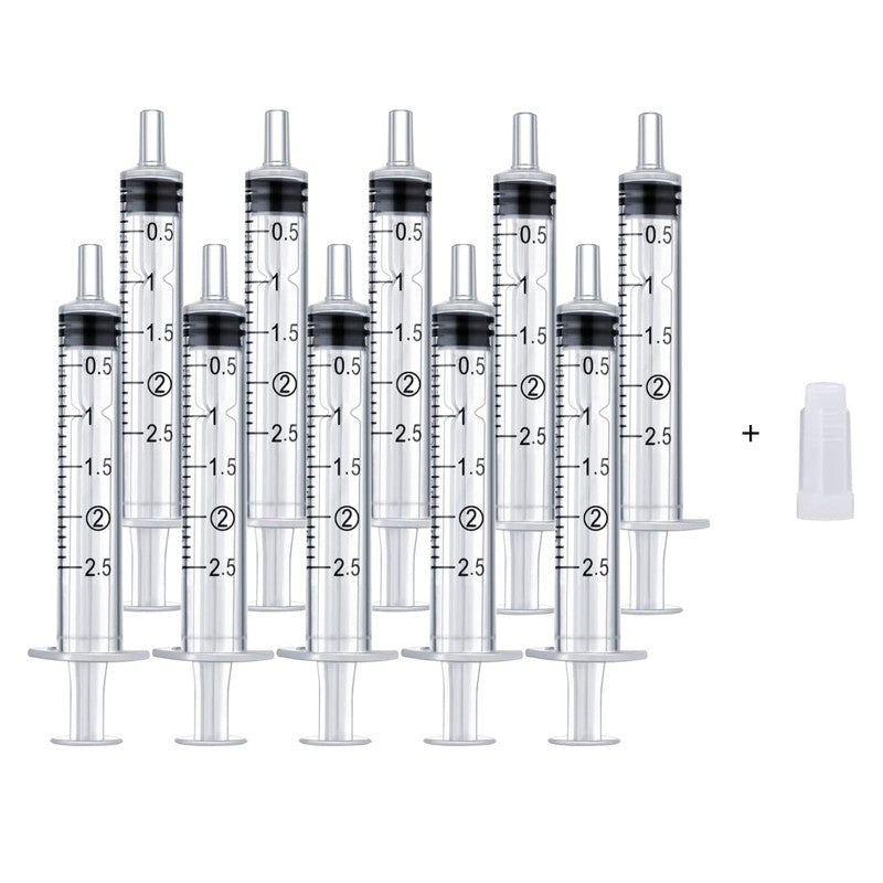1/5/10/20 seringas de plástico para hidroponia, medição de perfume, enxágue, amostrador descartável, injetor, seringa de medição e injeção