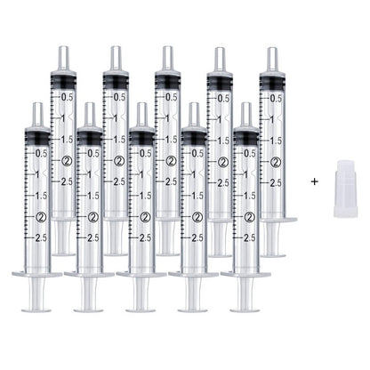 1/5/10/20 seringas de plástico para hidroponia, medição de perfume, enxágue, amostrador descartável, injetor, seringa de medição e injeção