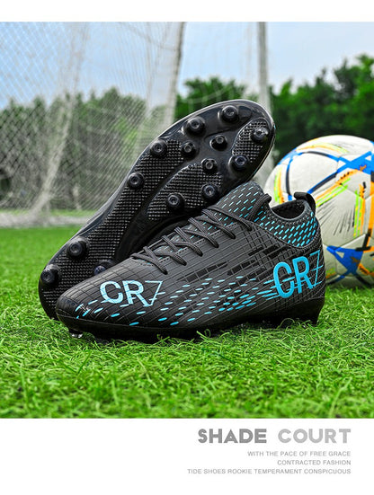 2025 New Men Soccer Shoes Unisex Drop Shipping Football Boots Breathable Sports Cleats Professional Outdoor Ultralight Non-slip