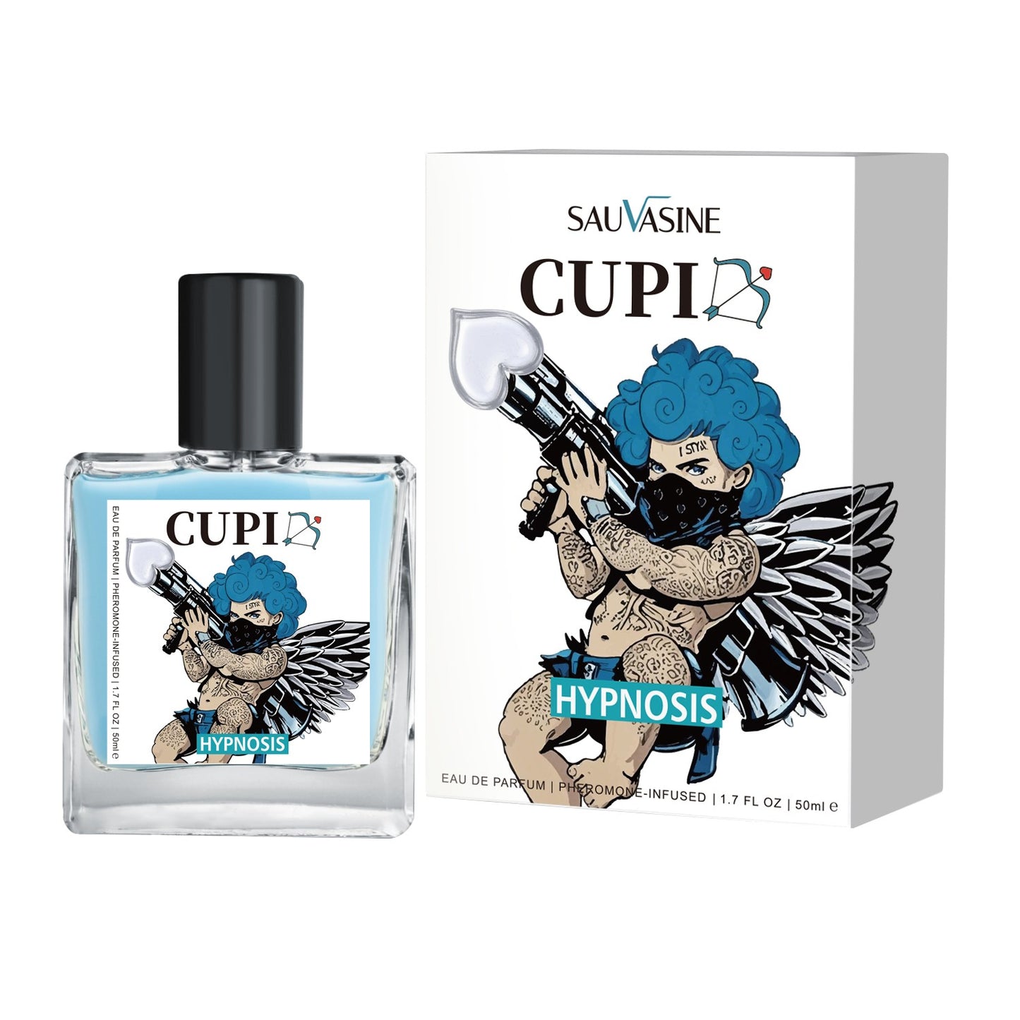 50ml Colônia Cupid Perfume Feromônio Colônia Masculina Longa Duração Aumenta a Intimidade Perfume Hombre de Alta Qualidade Atrai Mulheres