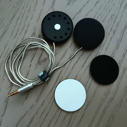 ELFINEAR Helmet Speakers Compatible With RESO/CARDO/ASMAX Devices Compatible with All 3.5mm Communicators