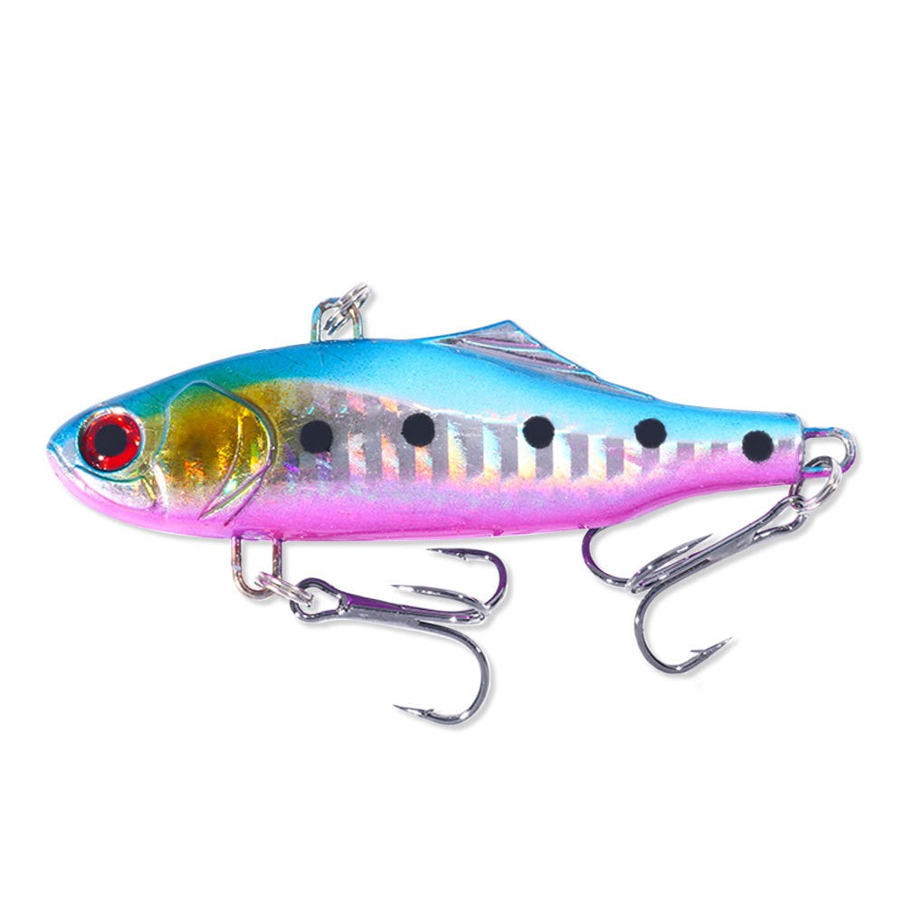 1 unidade de isca de pesca VIB de inverno 7cm 24g, iscas de pesca de inverno de arremesso longo que afundam, iscas artificiais Crankbait