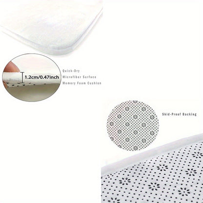 VIKAMA 1pc/2pc Christmas Festival Kitchen Rug Christmas Tree Entrance Hall Carpet Bathroom, Corridor Floor Mat Home Decoration