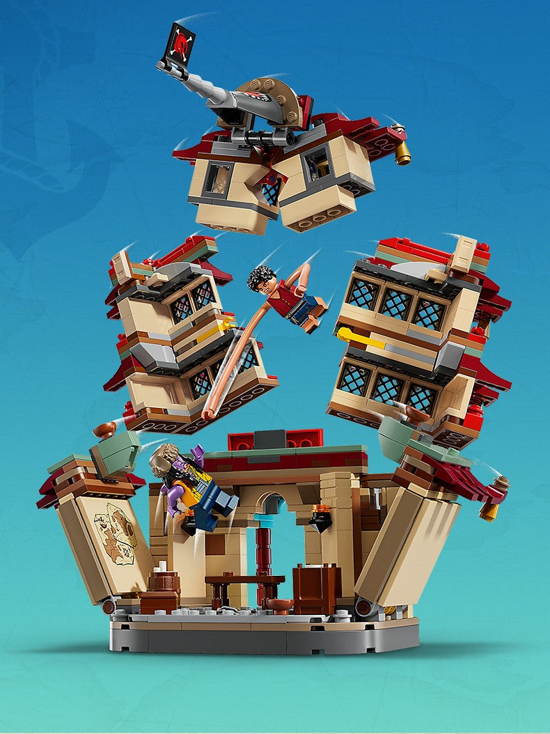 Lego One Piece 75638 Batalha no Paraíso do Dragão Blocos de Montar Educacionais Brinquedo Presente de Dia das Crianças para Meninos e Meninas