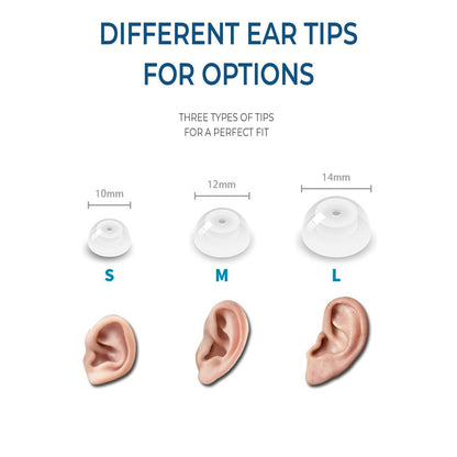 JINGHAO Hearing Aids Rechargeable 2023 Adjustable Hearing Sound Amplifier For Mild to Moderate Hearing Lost Elderly Gift