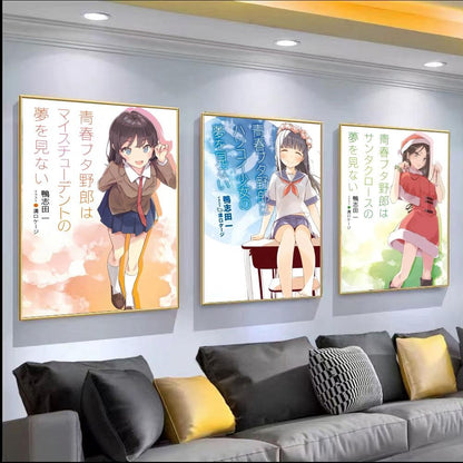 R-R-Rascal D-Does Not D-Dream Poster HD Art Sticky Wall Waterproof Home Living Room Bedroom Bar