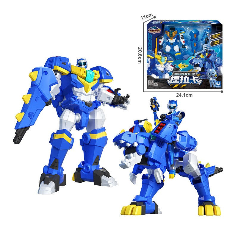 Mini Force 2 Super Dino Power Transformation Robot Toys Action Figures MiniForce X Simulação Animal Deformação Dinossauro Brinquedo