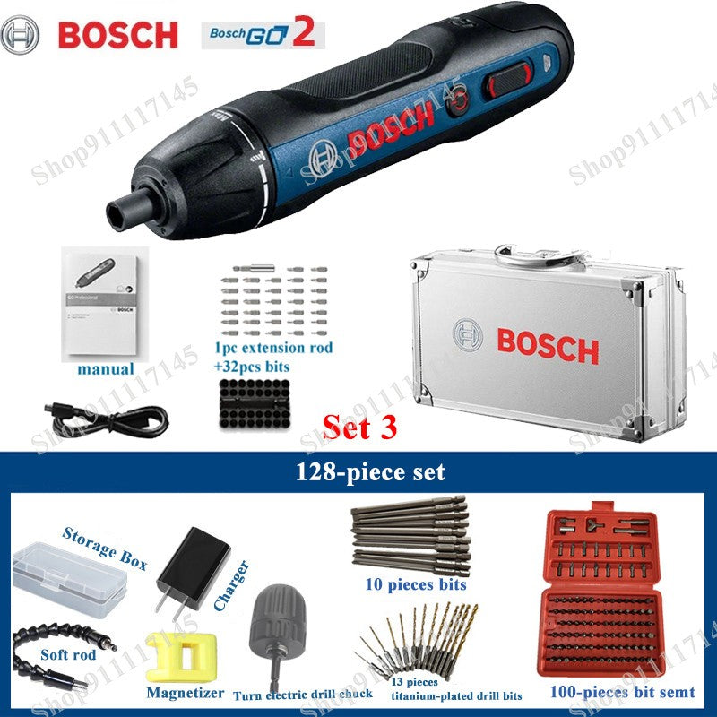 Parafusadeira elétrica sem fio Bosch Go Original 3.6V Recarregável Parafusadeira automática Furadeira Bosch Go 2 Ferramenta elétrica de lote