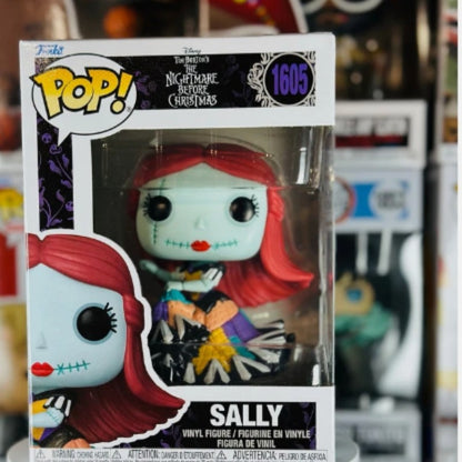The Nightmare Before Christmas Sally Genuine Funko Pop Action Doll Model 1605 Vinyl Sculpture Doll Christmas Festival Gift