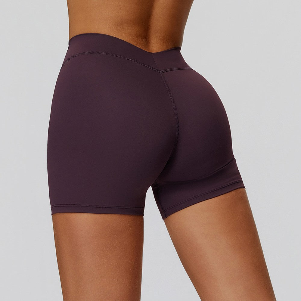 Sports Shorts Women Buttock Lift Gym Leggings Women Cycling Slim Fit Workout Shorts High Waist Yoga Shorts Running Fitness Pants