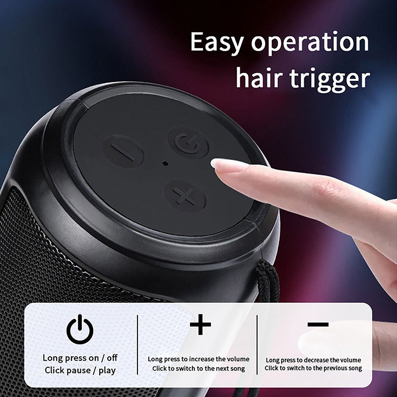 Caixa de Som Bluetooth A3 Portátil para Casa Conexão com Celular Subwoofer Surround Alto-falante Sem Fio para Exterior