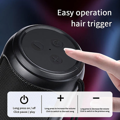 Caixa de Som Bluetooth A3 Portátil para Casa Conexão com Celular Subwoofer Surround Alto-falante Sem Fio para Exterior