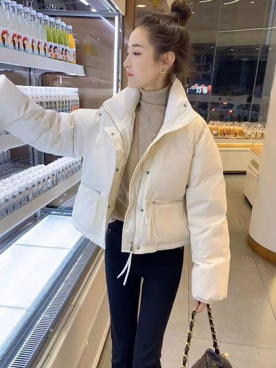 Trendy Loose Women's Short Cotton Jackets Coat Winter Fashion Thickened Sense Bread Clothes Outwear Office Ladies Quilted Jacket