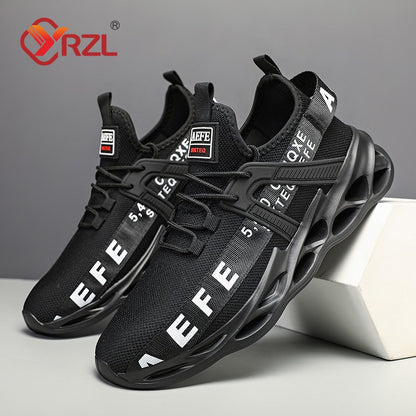Tênis Masculino YRZL Calçados Masculinos Tênis Designer de Luxo Sapatos Masculinos Casuais Plataforma Antiderrapante Tênis de Corrida Masculino