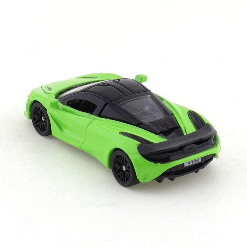 TSC 1:64 McLaren 750S Modelo de Carro Esportivo Simulação em Miniatura Liga Fundida Brinquedo de Carro Pequeno Ornamento de Coleção para Meninos