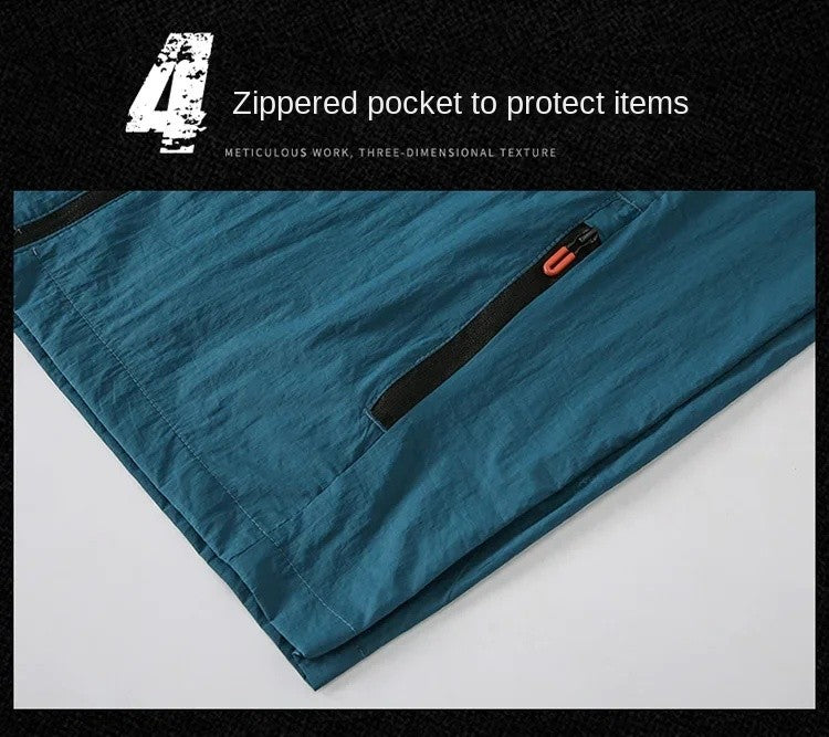 2025 Mens Sportswear Spring Summer Tracksuit 2 Piece Sets Sports Suit Sun Jacket + Pant Running Set Male Gym Exercise Clothing