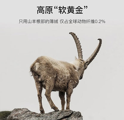 New Autumn Winter 100% Cashmere Hat Knitted Mountaineering Wool Hat Outdoor Skiing Double Layer Men and Women Thickened Warm