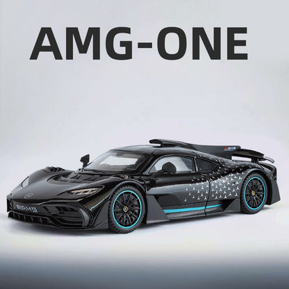 Simulation 1:18 Mercedes Benz AMG ONE Super Car Model Dieacst Toy Vehicle Collectibles Birthday Gifts Man Boy Miniature Voiture