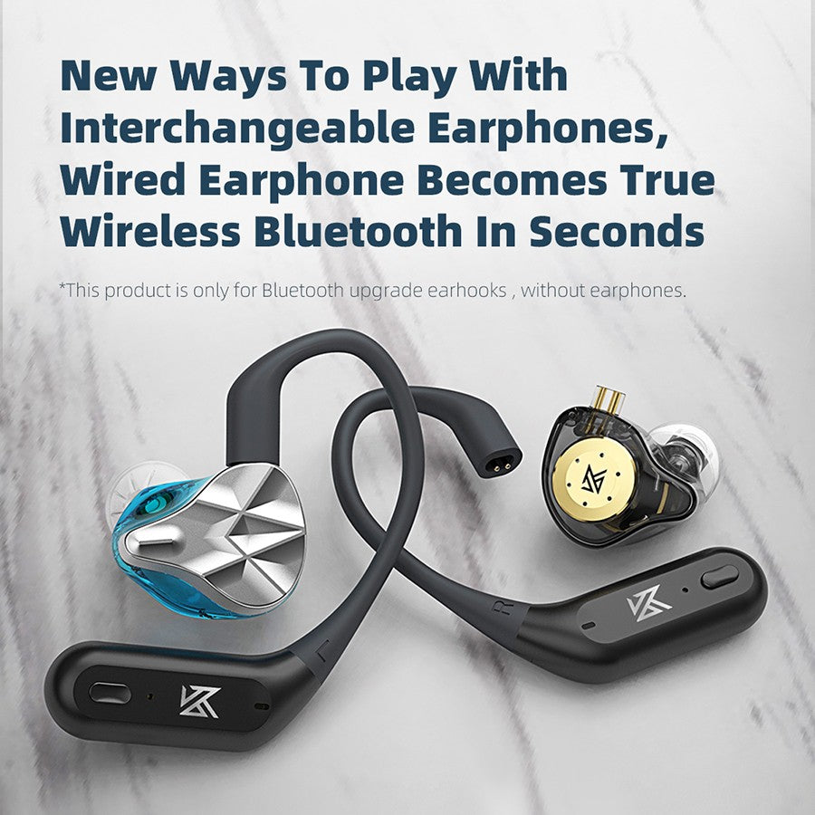 KZ AZ09 Pro True Wireless Headphones Bluetooth-Compatible 5.2 Upgrade Cable Wireless Earplugs Headset Noice Cancelling Earphones