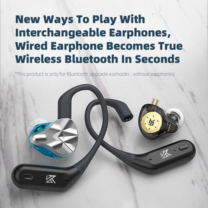 KZ AZ09 Pro True Wireless Headphones Bluetooth-Compatible 5.2 Upgrade Cable Wireless Earplugs Headset Noice Cancelling Earphones