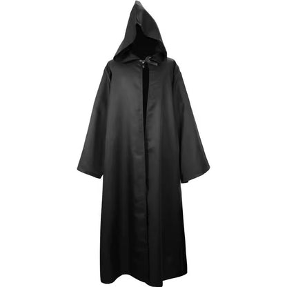 Halloween Jedi Cosplay Costume, Obi Wan Style Cosplay Robe, Retro Sci-Fi Stage Performance Costume
