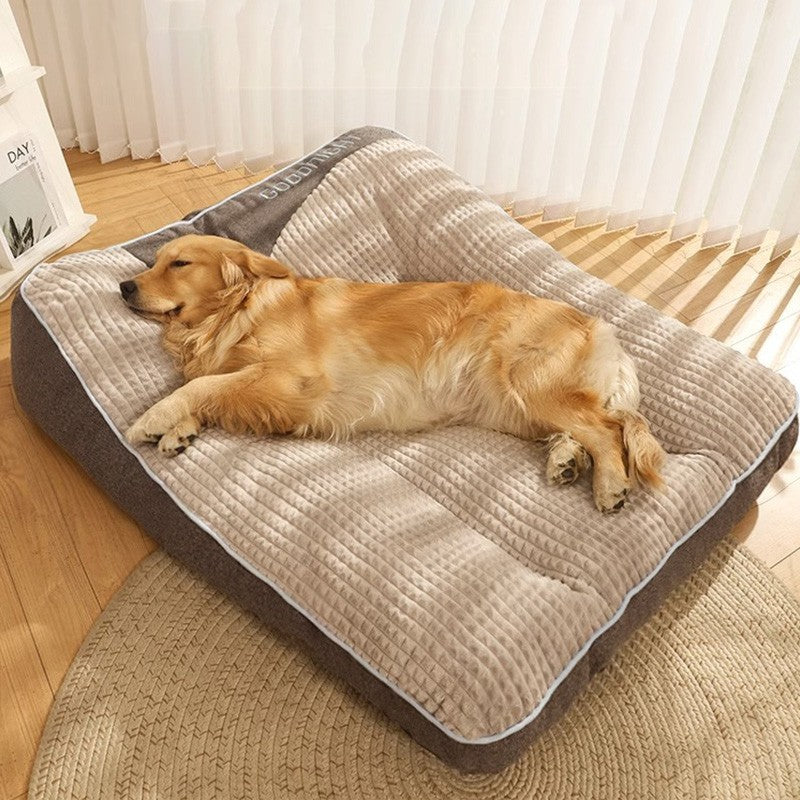 Cama HOOPET para cães e gatos, tapete grande para cães, ninho quente para animais de estimação, canil para cães de porte pequeno, médio e grande, filhotes, gatinhos, tamanho Plus, inverno