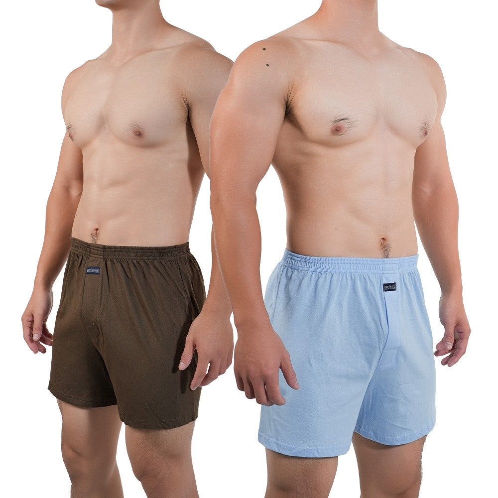 1PC Big Underpants Solid Pajama Bottoms At Home Plus Size Boxers Brief For Men High Waist Allo Pants Cotton Slacks Sleep Bottoms