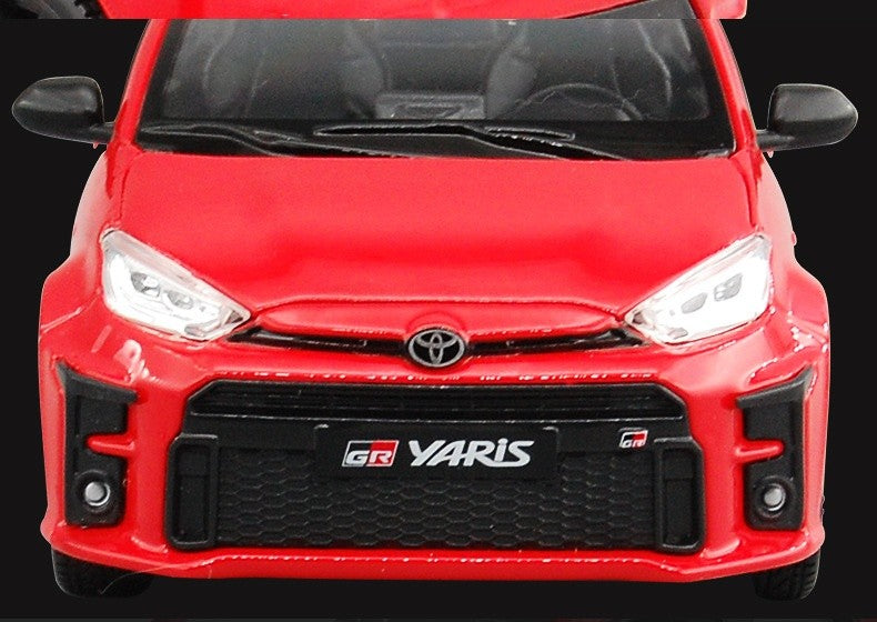 Maisto 1:24 Toyota GR Yaris Meritor 2021 Livery Alloy Diecast Model Red Rally Inspired Réplica Edição de Colecionador para Exibição Estática