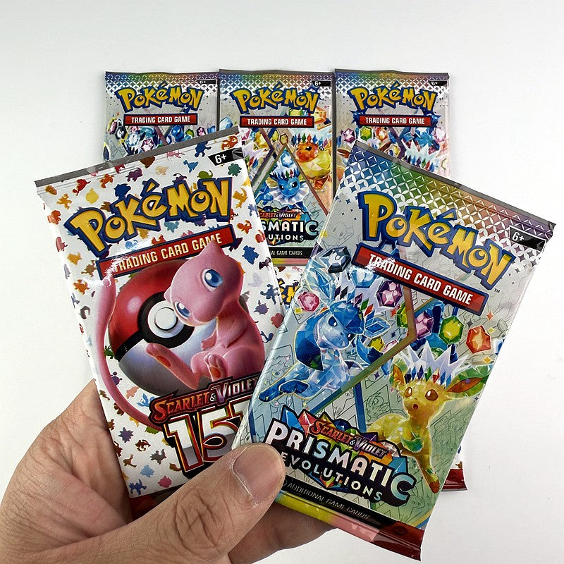 10/20 Pcs Cartas Pokémon Prisma 151 Evoluções Booster Inglês Batalha Jogo de Cartas Pokémon Cartas Colecionáveis