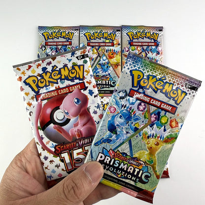10/20 Pcs Cartas Pokémon Prisma 151 Evoluções Booster Inglês Batalha Jogo de Cartas Pokémon Cartas Colecionáveis