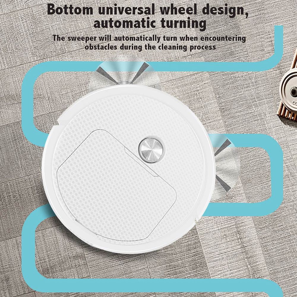 NEW 3 In 1 Smart Sweeping Robot Home Mini Sweeper Sweeping and Vacuuming Wireless Vacuum Cleaner Sweeping Robots For Home Use
