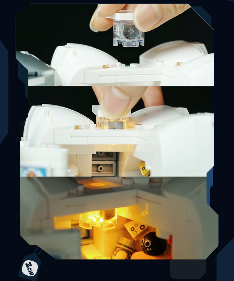 Especialista Criativo MOC Bloco de Montar Mecânico Dente Modelo de Estrutura Oral com LED Brinquedo Educacional para Crianças Presente de Natal