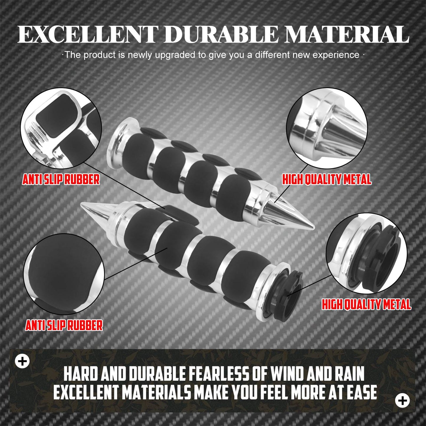 1" Motorcycle Hand Grips 25mm Handlebar Handle Bar For Harley Touring FLHR Softail Fat Boy Sportster XL 883 1200 Dyna For Honda